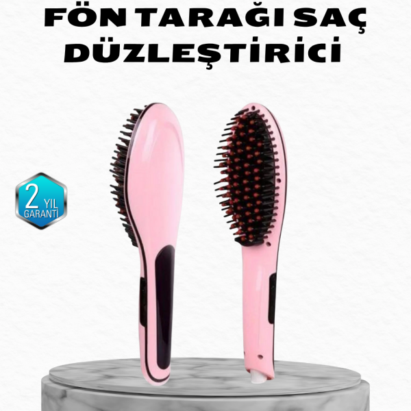 Profesyonel Saç Düzleştirici 5 Kademeli Isı Ayarlı Seramik Plakalı - Vipsepet