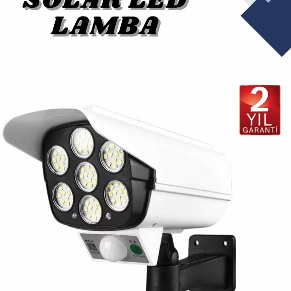 Kamera Görünümlü Led Lamba Dönebilen Bahçe Aydınlatması Duvar Lambası - Vipsepet
