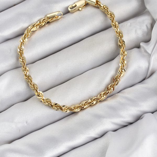 CM Singapur Model Zincir Gold Renk Kadın Bileklik - Vipsepet