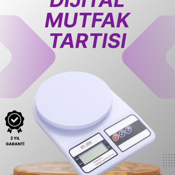 LCD Ekranlı Kompakt Dijital Terazi – Gram ve Ons Ölçüm - Vipsepet