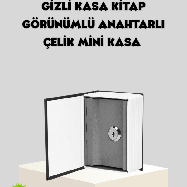 Sözlük Görünümlü Gizli Kitap Kasa – Anahtarlı Metal İç Kasa, Kompakt Boyut, Şık ve Güvenli Tasarım - Vipsepet