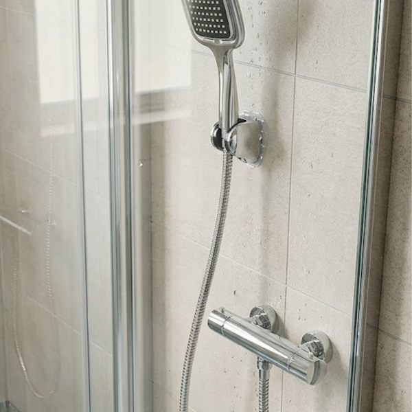 Siyah Duş Başlığı Seti Spiral Hortumlu El Duşu ve Duvar Askısı Banyo Seti - Vipsepet