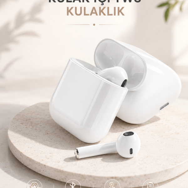 Yeni Nesil HD Ses ve Dokunmatik Kontrol Akıllı ve Şık Bluetooth Kulaklık - vipsepet