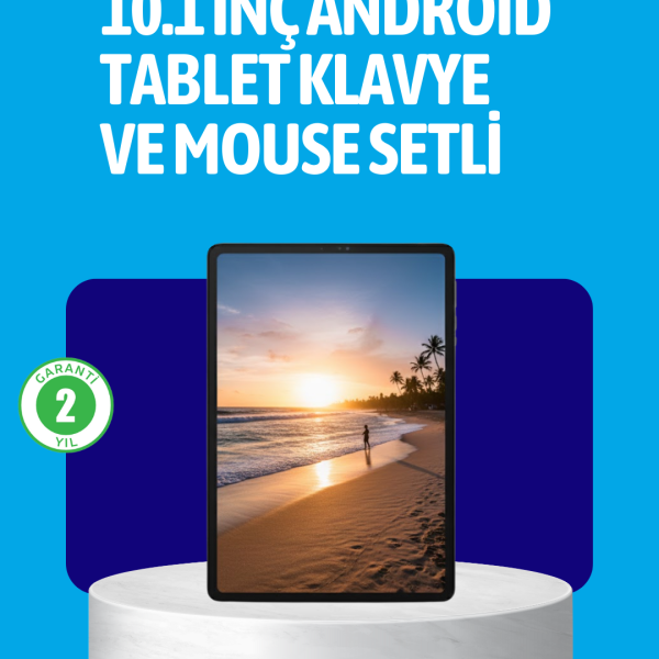 Android 15 Tablet Klavyeli Mouse’lu Profesyonel Set - Vipsepet
