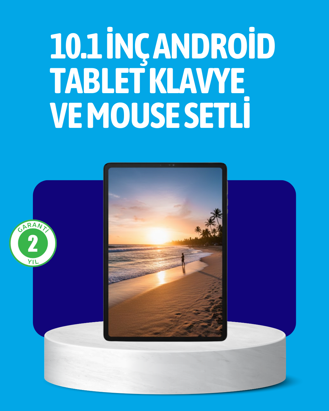 6-158 Android 15 Tablet Klavyeli Mouse’lu Profesyonel Set - Vipsepet - Görsel 1