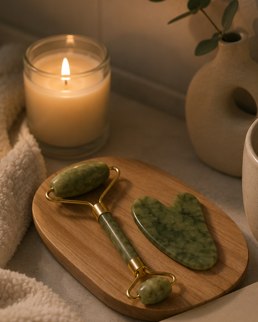 adsiz-tasarim-2026-05-20t163128.960 2 Parça Jade Stone Cilt Bakım Seti Şişkinlik Karşıtı Yüz Masajı - Vipsepet - Görsel 1