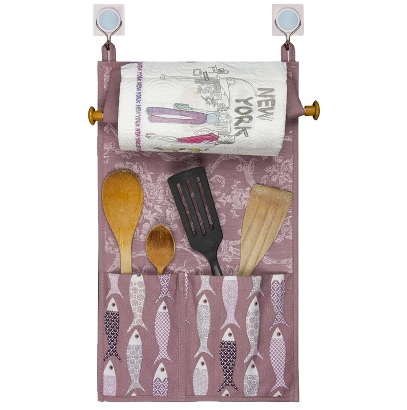 cok-amacli-cepli-kagit-havluluk-mutfak-duzenleyici-kumas-organizer-160912851-sw795sh800 Çok Amaçlı Ahşap Kulplu Mutfak Peçete Askılığı ve Kaşıklık ( Vipsepet ) - Görsel 1
