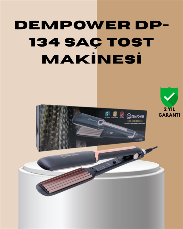 evde-profesyonel-gorunum-dempower-dp-1-dd0d-4 Evde Profesyonel Görünüm: DP-134 Tost Şekillendirici ile Kalıcı Stil - Vipsepet - Görsel 1