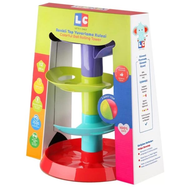 Lets Be Child Renkli Top Yuvarlama Kulesi - LC-30956 (Vipsepet)